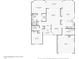 Detailed floor plan showcasing the layout of the home including the primary bedroom, kitchen and living room at 14111 W Cavalcade Dr, Sun City West, AZ 85375