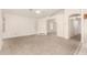 Bright living room featuring tile flooring, a ceiling fan, and plenty of natural light at 16802 N 20Th St, Phoenix, AZ 85022