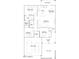 Layout of a home with a 2-bay garage, kitchen, dining room, great room, owner's suite, bedrooms and a courtyard at 24863 N 167Th Dr, Surprise, AZ 85387