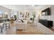 Bright and airy living space, with recessed lighting, adjacent to kitchen and dining room at 2843 W Eagle Talon Rd, Phoenix, AZ 85085