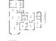 Detailed floor plan showcasing the layout, room dimensions, and overall design of the home at 8213 E Whitton Ave, Scottsdale, AZ 85251