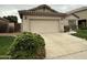 Charming single-story home with a neutral-toned exterior and well-maintained front yard at 9617 E Monterey Ave, Mesa, AZ 85209