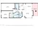Detailed floor plan showcasing the layout of the home, including the living room, kitchen, bedrooms, and garage at 1024 E Frye Rd # 1063, Phoenix, AZ 85048