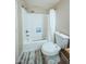 Bathroom offering a combined tub and shower with a white shower curtain at 1645 W Baseline Rd # 2026, Mesa, AZ 85202