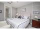Spacious main bedroom boasting decorative wall and stylish neutral decor at 19672 N 260Th Ave, Buckeye, AZ 85396