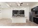 Modern kitchen with granite countertops, stainless steel appliances, and a center island at 23800 N 169Th Ave, Surprise, AZ 85387