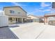 Spacious backyard with covered patio, gazebo, and storage shed, ideal for outdoor living and entertaining at 25038 W Rancho Vista Dr, Buckeye, AZ 85326