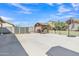 Expansive backyard featuring a shed, gazebo, and basketball court, perfect for outdoor recreation at 25038 W Rancho Vista Dr, Buckeye, AZ 85326