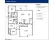 Hunter floorplan featuring 3 bedrooms, 3 bathrooms, a 3 car garage, and 2,553 square feet of living space at 28251 N 134Th Dr, Peoria, AZ 85383