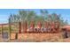 Landscaped community entrance sign reading 'Sereno a Mattamy Homes Community' at 28285 N 134Th Dr, Peoria, AZ 85383