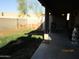 Backyard featuring a covered patio and privacy fencing, a perfect space for relaxing and outdoor activities at 3004 W Running Deer Trl, Phoenix, AZ 85083