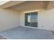 Covered patio with sliding glass door at 4050 W Nora Dr, San Tan Valley, AZ 85144