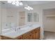 Large bathroom vanity with lots of counter space, double sinks, and extra mirrors at 5236 N 16Th Ln, Phoenix, AZ 85015