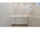 Bathroom featuring a double vanity with modern fixtures and a stylish walk-in shower at 5832 E Covey Ln, Phoenix, AZ 85054