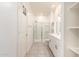 Full bathroom with a shower, cabinet, vanity, and tile flooring at 7456 N 126Th Ln, Glendale, AZ 85307