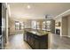 Open-concept kitchen featuring granite countertops, stainless steel appliances, and tile flooring at 7601 E Indian Bend Rd # 2056, Scottsdale, AZ 85250