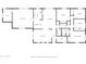 Detailed floor plan showcasing the layout of the home, including bedrooms, bathrooms, kitchen, and living spaces at 8640 S 16Th Pl, Phoenix, AZ 85042
