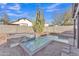 Beautiful backyard pool and spa featuring a unique cactus landscape, brick border, and clear blue sky at 8760 W Meadow Dr, Peoria, AZ 85382