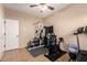 Exercise room with exercise machine, spin bike, and a treadmill for a complete workout at 11872 W Sherman St, Avondale, AZ 85323