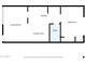 Simple floor plan showing layout of living room, kitchen, bedroom, dining area, and bathroom at 12123 W Bell Rd # 315, Surprise, AZ 85378