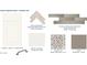 Selection of designer finishes including Benton white cabinets and Oregon Rovere flooring at 12556 W Trumbull Rd, Avondale, AZ 85323