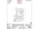 A plot plan showing setback lines, building setbacks, easements, property lines, and the location of the house on the lot at 14493 W Sand Hills Rd, Surprise, AZ 85387