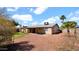 The backyard boasts a covered patio, desert landscaping and plenty of privacy at 1633 W Andorra Dr, Phoenix, AZ 85029