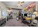 Creative office space with unique decor, drumset, and white board at 1785 S Morrison Ln, Gilbert, AZ 85295