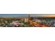 Dusk panorama of the city skyline with street lights highlighting the vibrant and expansive cityscape below at 2323 N Central Ave # Ph-C, Phoenix, AZ 85004