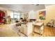 Bright living room features a fireplace, large windows, and comfortable seating at 2323 N Central Ave # Ph-C, Phoenix, AZ 85004