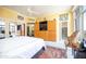 Bedroom with carpet flooring, natural light, a ceiling fan, and direct access to closets at 2323 N Central Ave # Ph-C, Phoenix, AZ 85004
