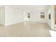 Spacious living room with tile flooring and sliding glass doors to the backyard at 2639 E Santa Ynez Dr, Casa Grande, AZ 85194