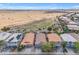 Aerial shot showcasing the home's location within a well-planned community and desert landscape at 29081 N Cactus Cir, San Tan Valley, AZ 85143