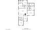 Floor plan showing the layout of the 2nd floor, with bedrooms, sitting room and bath at 2926 W Thorn Tree Dr, Phoenix, AZ 85085