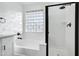 Bathroom features dual sink vanity, soaking tub and shower stall at 29374 N 125Th Dr, Peoria, AZ 85383