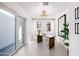 Bright home office features a sliding glass door to the patio and modern decor at 3401 N 37Th St # 12, Phoenix, AZ 85018