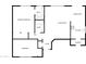 Detailed floor plan showcasing the layout of the home, including bedrooms, bathrooms, living areas, and kitchen at 4119 N 78Th Ave, Phoenix, AZ 85033