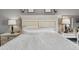 Comfortable bedroom view showcasing a king bed, nightstands with lamps, and a vanity with a mirror at 419 N Valencia Dr, Chandler, AZ 85226