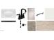 Bathroom design featuring a sink, faucet, cabinet, handle, mirror trim, flooring, and carpet at 4296 E Brook Lynn Pl, San Tan Valley, AZ 85140
