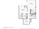 Detailed floor plan showcasing the layout of the home, including the bedrooms, bathrooms, living room, and kitchen at 7137 E Rancho Vista Dr # 6009, Scottsdale, AZ 85251