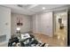 Office/flex space with sleek glass table, decor and great light at 7151 E Rancho Vista Dr # 2006, Scottsdale, AZ 85251