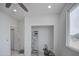 Room with tile floors, recessed lighting, ceiling fan, and a ladder in the closet space at 8210 S 132Nd Ave, Goodyear, AZ 85338