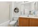 Cozy bathroom with vanity and toilet at 19975 N Crescent Way, Surprise, AZ 85374