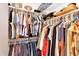 Organized walk-in closet with ample storage and clothing racks at 21141 E Stirrup St, Queen Creek, AZ 85142