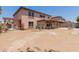 Generous backyard with a covered patio, a pergola, and ample space for landscaping, ideal for outdoor enjoyment at 3397 E Derringer Way, Gilbert, AZ 85297
