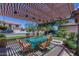 Cozy outdoor patio with a pergola, perfect for entertaining or relaxing at 3397 E Derringer Way, Gilbert, AZ 85297