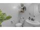 Small bathroom with decor and modern fixtures at 3502 E Hazeltine Way, Queen Creek, AZ 85142