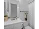 Clean bathroom with large mirror, stylish fixtures, and ample counter space at 3502 E Hazeltine Way, Queen Creek, AZ 85142