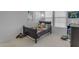 A cozy bedroom with Minecraft themed decor and plenty of natural light at 3502 E Hazeltine Way, Queen Creek, AZ 85142