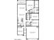 Well designed floor plan showcasing four bedrooms, two bathrooms, and a covered patio with a two car garage at 35540 N Breezy Ln, San Tan Valley, AZ 85140